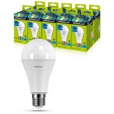 Набор из 10 светодиодных лампочек Ergolux LED-A70-30W-E27-4K