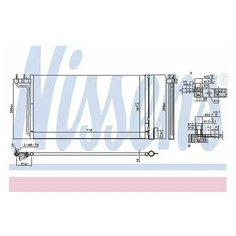 Радиатор кондиционера Nissens 940765 для Ford C-MAX II, Focus III, GRAND CMAX DXACB7 DXA