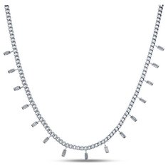 Silver WINGS Колье из серебра с кубическим цирконием 05pns0575a-184, 44 см, 12.37 г