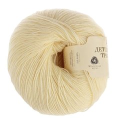 Пряжа Пехорка Детский каприз трикотажный 5, 50 % шерсть, 50 г, 400 м, 5 шт., 053 светло-желтый