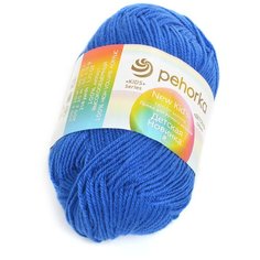 Пряжа для вязания ПЕХ Детская Новинка (100% акрил) 10х50г/200м цв.026 василек Пехорка ПЕХ.ДЕТ.НОВ.026