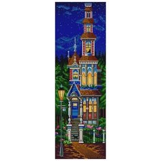 Сказочный домик (рис. на сатене 25х65) 25х65 Конек 9816 25х65 Конек 9816) Конёк