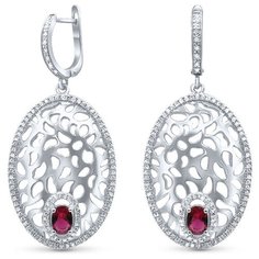 Silver WINGS Серьги из серебра куб.цирконий 22set4508g-136-248