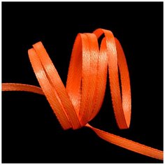 Лента атласная 1/8 (3мм) цв.3070 оранжевый IDEAL уп.100 м