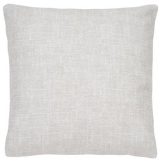 Подушка декоративная на молнии рогожка серая 40х40 Guten Morgen
