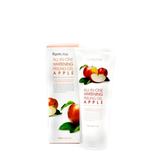 FarmStay Отшелушивающий гель с экстрактом яблока, выравнивающий тон кожи All-In-One Whitening Peeling Gel Apple