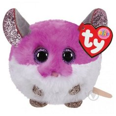 Мягкая игрушка- пуф Пёрпл мышка фиолетовая 10 см (42505) TY