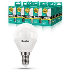 Набор из 10 светодиодных лампочек Camelion LED12- G45/830/E14
