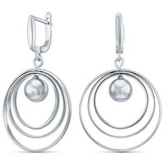 Silver WINGS Серьги из серебра 02fye9683-113