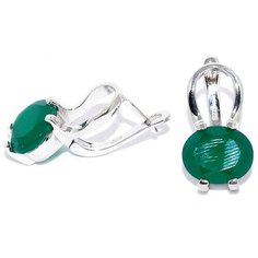 Silver WINGS Серьги с агатами из серебра 22veafa01945-19