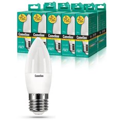 Набор из 10 светодиодных лампочек Camelion LED8- C35/830/E27
