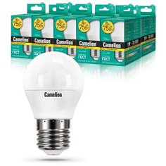 Набор из 10 светодиодных лампочек Camelion LED8- G45/830/E27