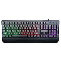 Клавиатура игровая Гарнизон GK-350L подсветка, подставка для запястья, 12 доп функций
