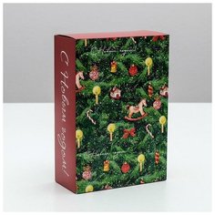 Дарите Счастье Коробка складная «Новогодняя сказка», 16 ? 23 ? 7.5 см