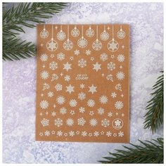 Queen fair Наклейки для ногтей «Снежинки