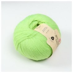 Пряжа Пехорка Детский каприз трикотажный 5, 50 % шерсть, 50 г, 400 м, 5 шт., 41 салатовый
