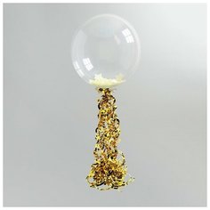 Страна Карнавалия Гирлянда для шара, 30 см, фольга, цвет золотой