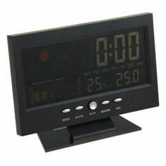 Часы настольные Luazon Home LB-15 (черный)