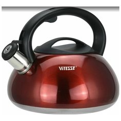 Чайник из нержавеющей стали Vitesse VS-1121 3 л (красный)