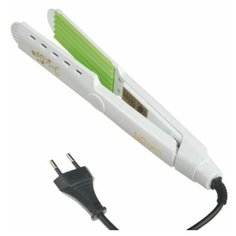 Щипцы гофрированные Luazon LW-12 (белый/зеленый)