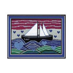 Набор для вышивания Лодка 15,5*11см, Acufactum Ute Menze, 2900-12