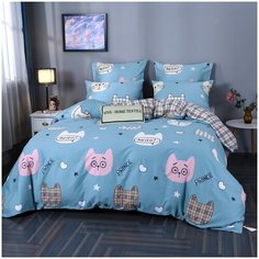 Комплект постельного белья Ситрейд C521, Евро, Сатин, наволочки 50x70