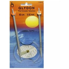 PN.48955 PONY GLYDON Спицы круговые 5,50 мм/80 см, пластик, 2 шт