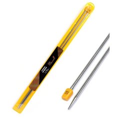 Спицы для вязания прямые Maxwell, металл 35-40 d=4,0 мм 35 см (2 шт