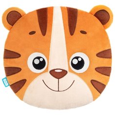 Мягкая игрушка подушка Мякиши Тигр Бой 27 см оранжевый