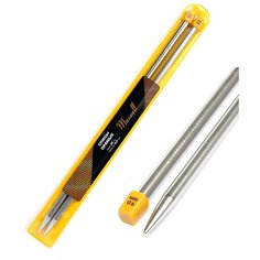 Спицы для вязания прямые Maxwell, металл 35-90 d=9,0 мм 35 см (2 шт