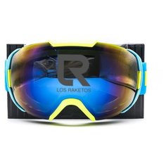 Горнолыжная маска Los Raketos Lumi Yellow Blue Mirror Blue