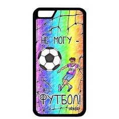 Защитный чехол на смартфон // iPhone 6S // "Не могу - у меня футбол!" Спорт Прикольный, Utaupia, цветной