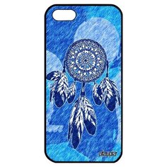 Защитный чехол на смартфон // iPhone 5 5S SE (2016) // "Ловец снов" Оберег Дизайн, Utaupia, голубой