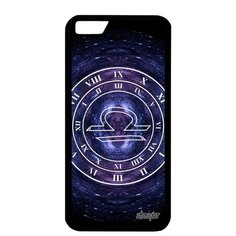Стильный чехол на смартфон // iPhone 6S // "Зодиак Весы" Каллиграфия Horoscope, Utaupia, синий