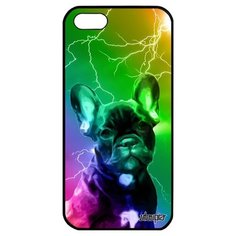 Яркий чехол на смартфон // Apple iPhone 5 5S SE (2016) // "Бульдог" Мастиф Щенок, Utaupia, цветной