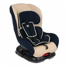 Автокресло группы 0+/1 (0-18кг) Bambola Bambino темно- синий/бежевый