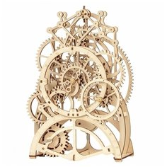 3D деревянный конструктор Robotime Механизмы работающие Маятниковые часы