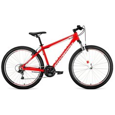 Горный (MTB) велосипед FORWARD Apache 27.5 1.0 (2020) красный/белый 17" (требует финальной сборки)