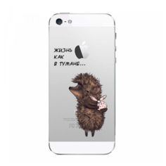 Накладка Deppa Art Case iPhone 5/5S/SE Союзмультфильм Ежик (арт. 100570)