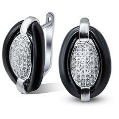 Silver WINGS Серьги из серебра с керамикой и цирконием 02se0645b-130
