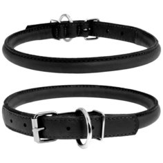 Ошейник COLLAR Soft круглый 0250, обхват шеи 45-53 см черный