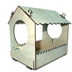 Конструктор деревянный "Кормушка для птиц малая Древо Игр