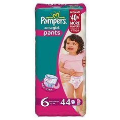 Pampers трусики Active Girl 6 (16+ кг), 44 шт.