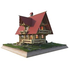 Сборная модель СВмодель Охотничий домик с подсветкой, 3580 деталей, Масштаб 1:35, C3505
