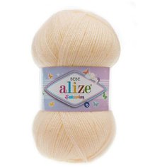 Пряжа Alize Sekerim Bebe (Шекерим Беби) 491 миндаль 100% акрил 100г 320м 5шт