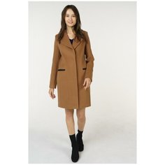 Пальто демисезонное в элегантном стиле 3-7040-128 Коричневый 42 Electrastyle