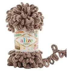 Пряжа Alize Puffy (Пуффи) 673 бежевый голубь 100% микрополиэстер 100г 9м 5шт