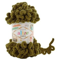 Пряжа Alize Puffy (Пуффи) 719 крокодил 100% микрополиэстер 100г 9м 5шт