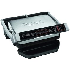 Гриль Tefal Optigrill GC706D34, нержавеющая сталь/черный