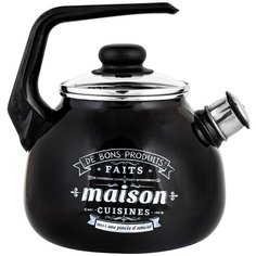 Appetite Чайник со свистком 4с209я Maison 3 л, черный